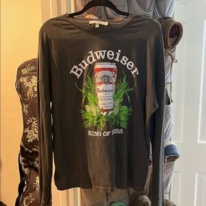 BUDWEISER junk food Long Sleeve Tee